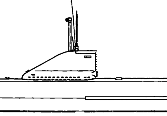 FGS Hecht S171 [Type XXIII U-boat] (1964) - drawings, dimensions, figures
